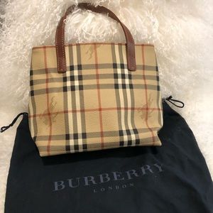 Vintage Burberry mini grab bag